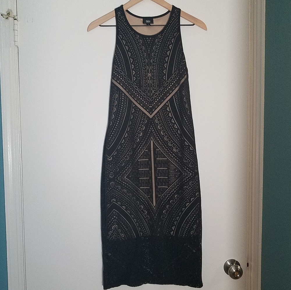 Black and tan dress